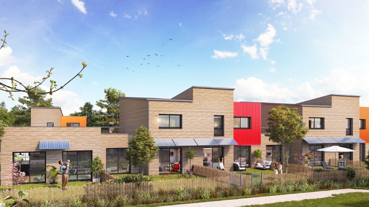 Eco hameau Les Pommiers à Montreuil-le-Gast
