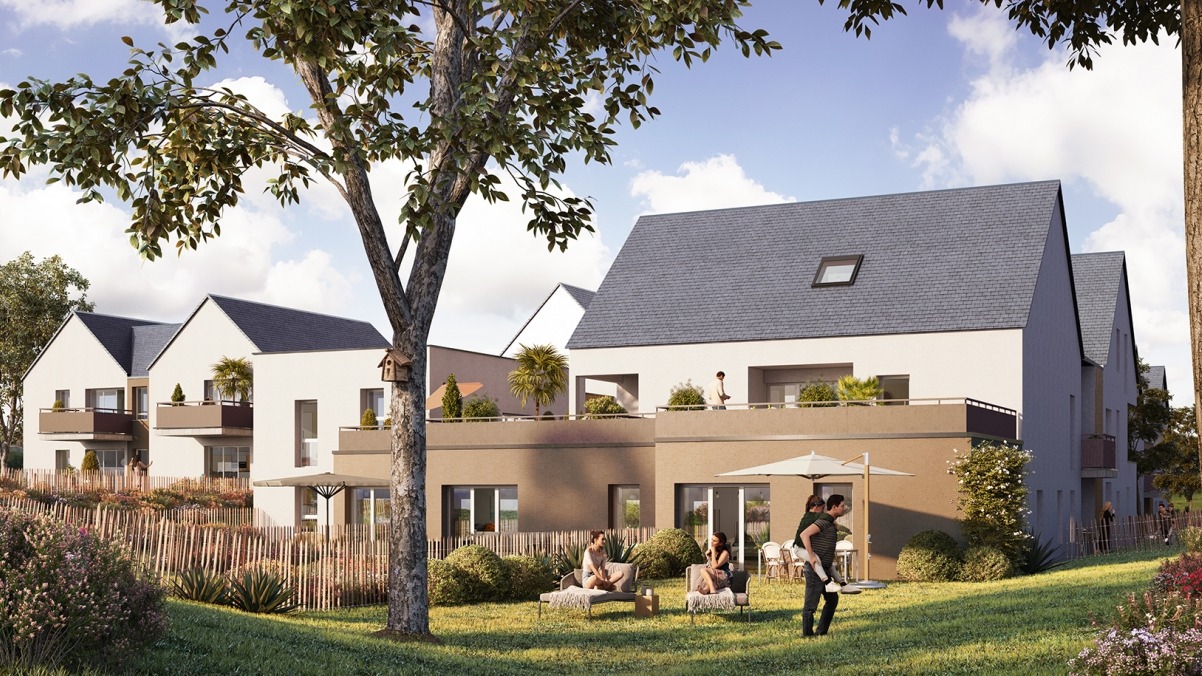 Résidence Ty Roc'h à La Bouexière 40 appartements neufs en PSLA et accession libre