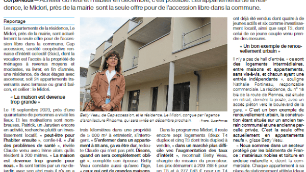 CAP ACCESSION : Vivre en coeur de bourg